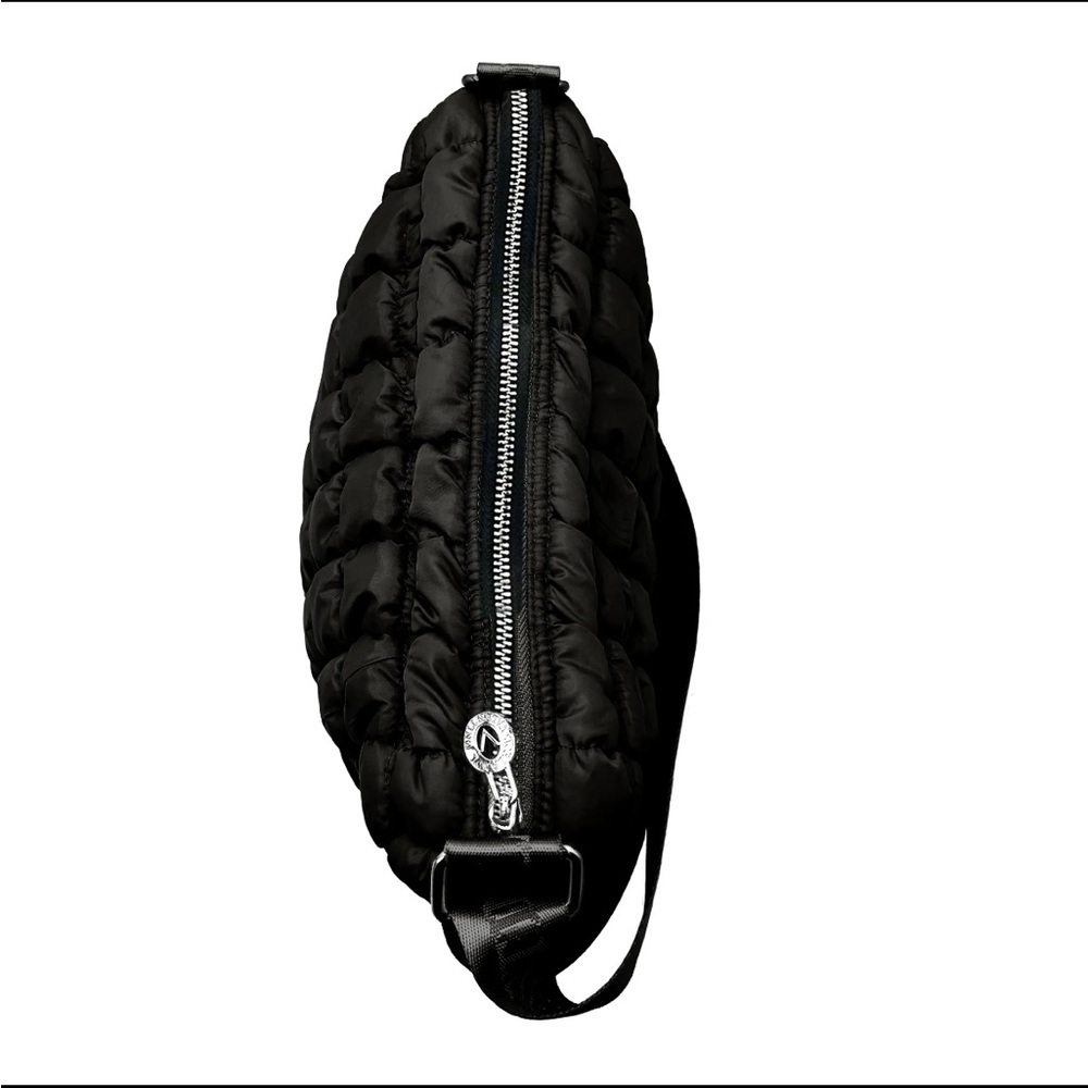 Valentino Orlandi Medium Black Quilted Shoulder Bag - Picture 3 of 10